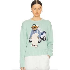 Polo Ralph Lauren Bear Jeep Sweater size L large